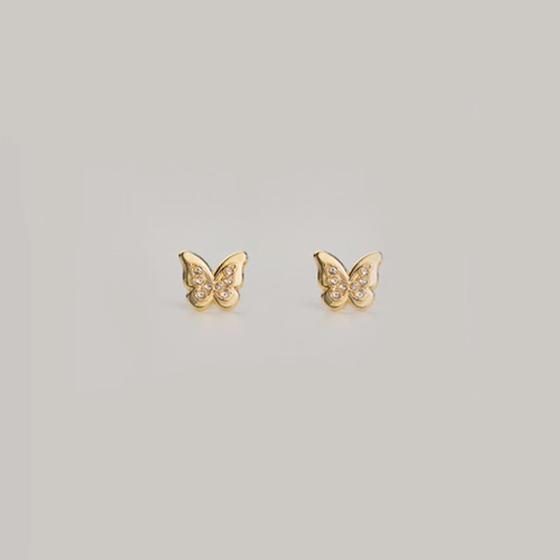 Gem Butterfly Studs