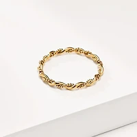 Thin Twisted Ring