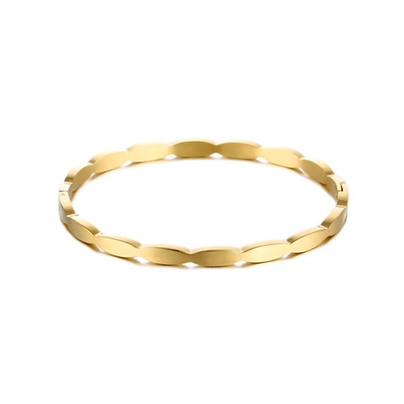 Oval Bangle Bracelet