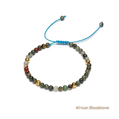Braided Natural Crystal Bracelet (Spring Freshness)
