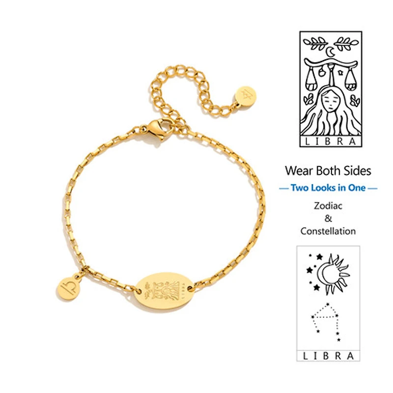 Gold Zodiac & Constellation Bracelet
