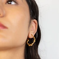 Abstract Oil Drip Hoops