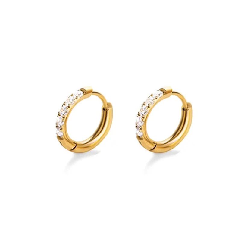 All Around Gems Mini Hoops