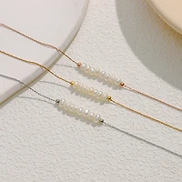 Pearl and Chain Bracelet