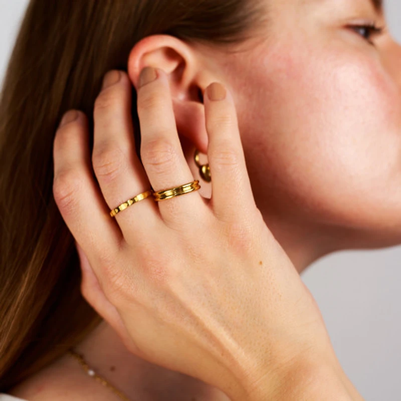 Engraved Heart Ring