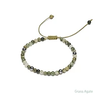 Braided Natural Crystal Bracelet (Spring Freshness)