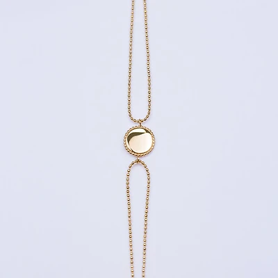 Gold Dual Layer Coin Bracelet