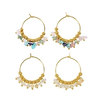 Natural Stone Vacation Hoops