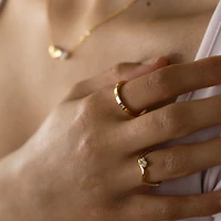 Dual Gem Wave Ring