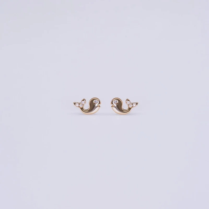 Whale Studs
