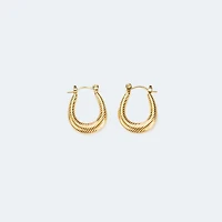 Patterned Medium Hoops
