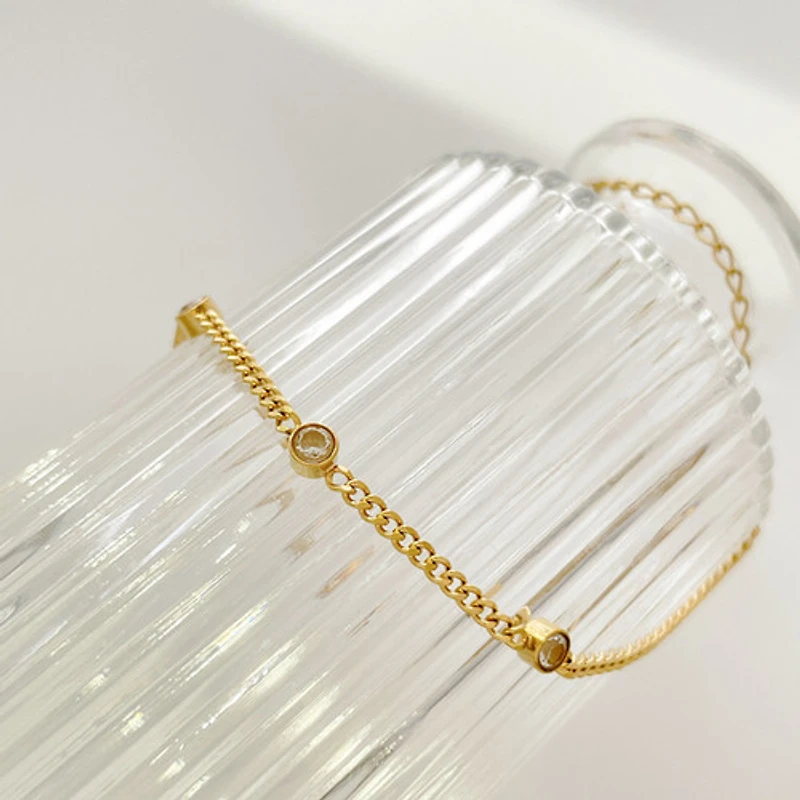 Zirconia Dotted Bracelet