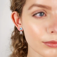 Mountain Sea Painting Studs