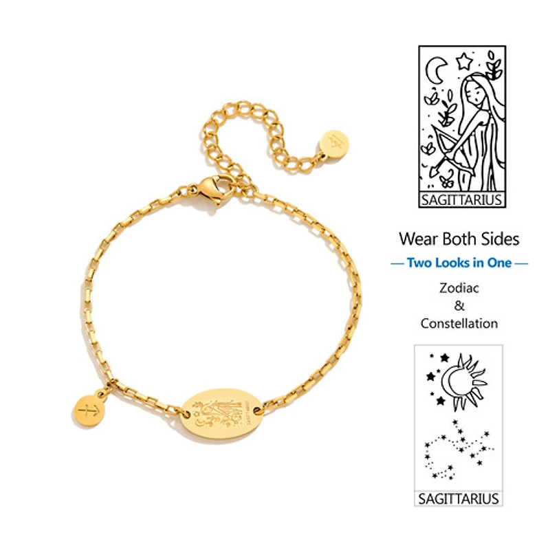 Gold Zodiac & Constellation Bracelet