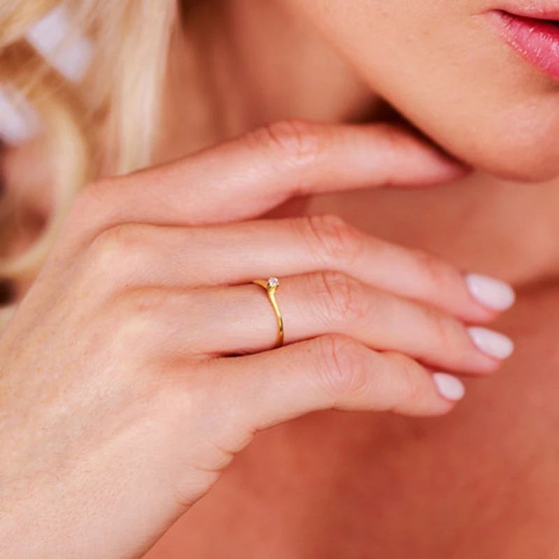 Everyday Single Gem Ring