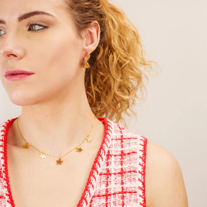 Abstract Eternity Hoops