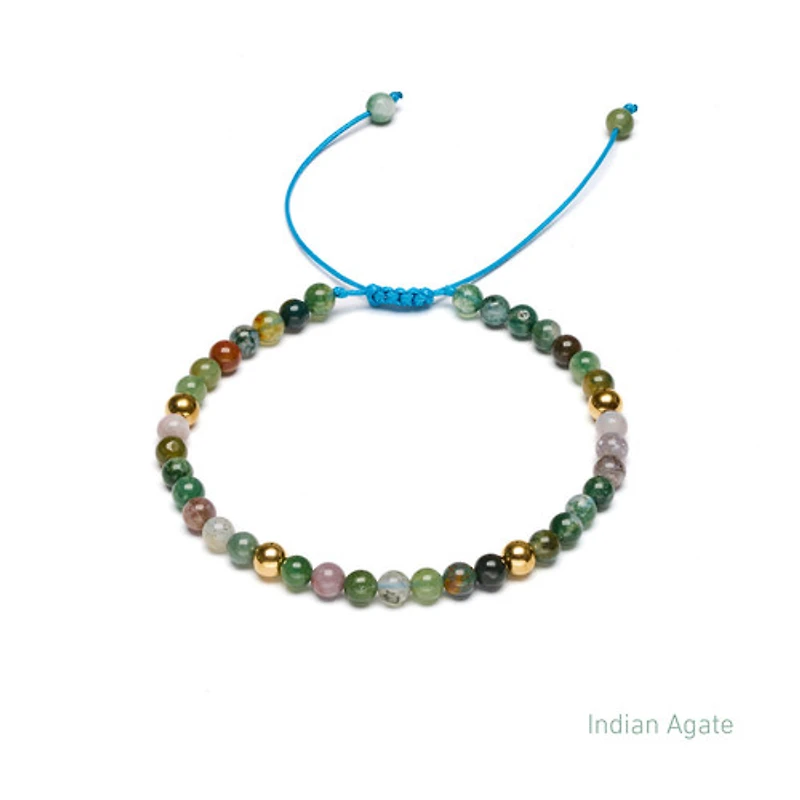 Braided Natural Crystal Bracelet (Spring Freshness)
