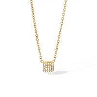 Square Gem Necklace