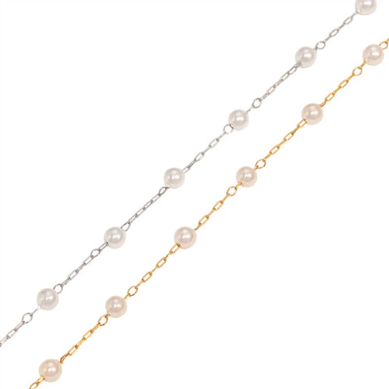Everyday Pearl Chain Necklace