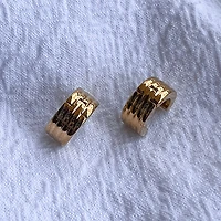 Grooved Pattern Hoops