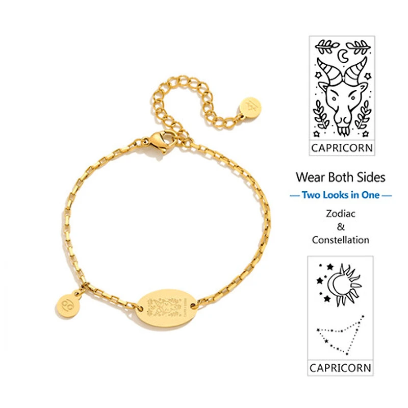 Gold Zodiac & Constellation Bracelet