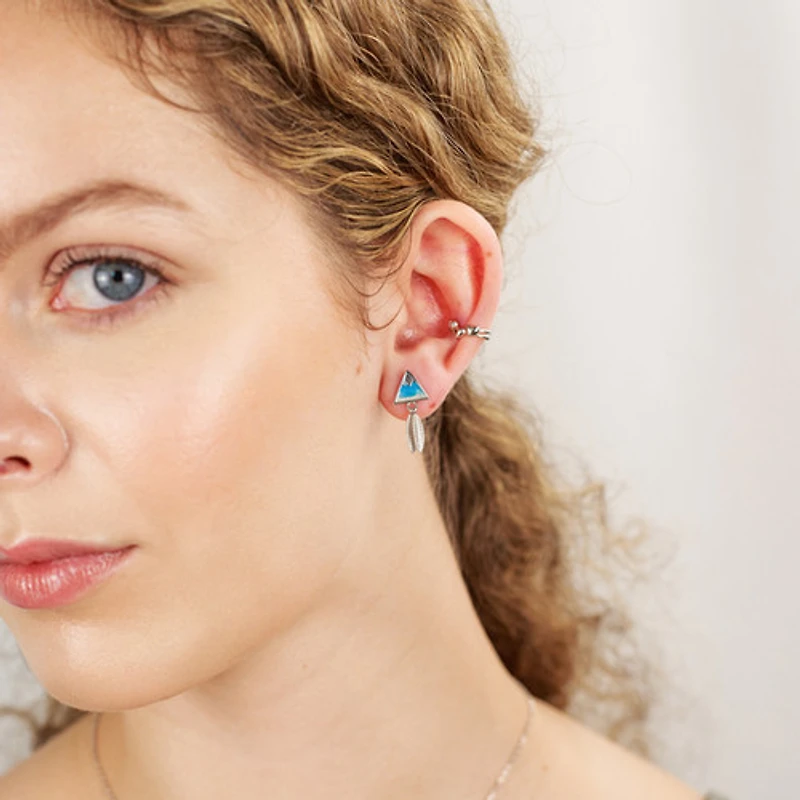 Mountain Sea Painting Studs