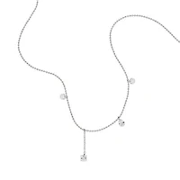 Asymmetrical Crystal Drop Necklace