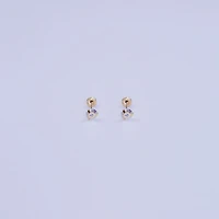 Geometric Gem Studs