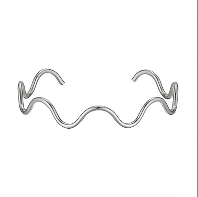 Steel Wired Wavy Bangle