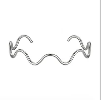 Steel Wired Wavy Bangle