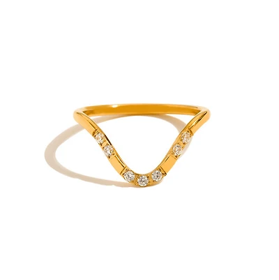 Gem Wave Ring