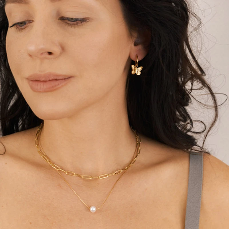 Everyday Single Pearl Necklace