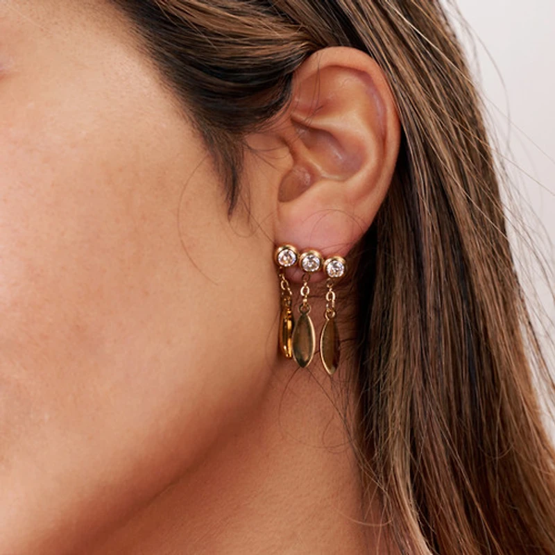 Triple Stacked Studs