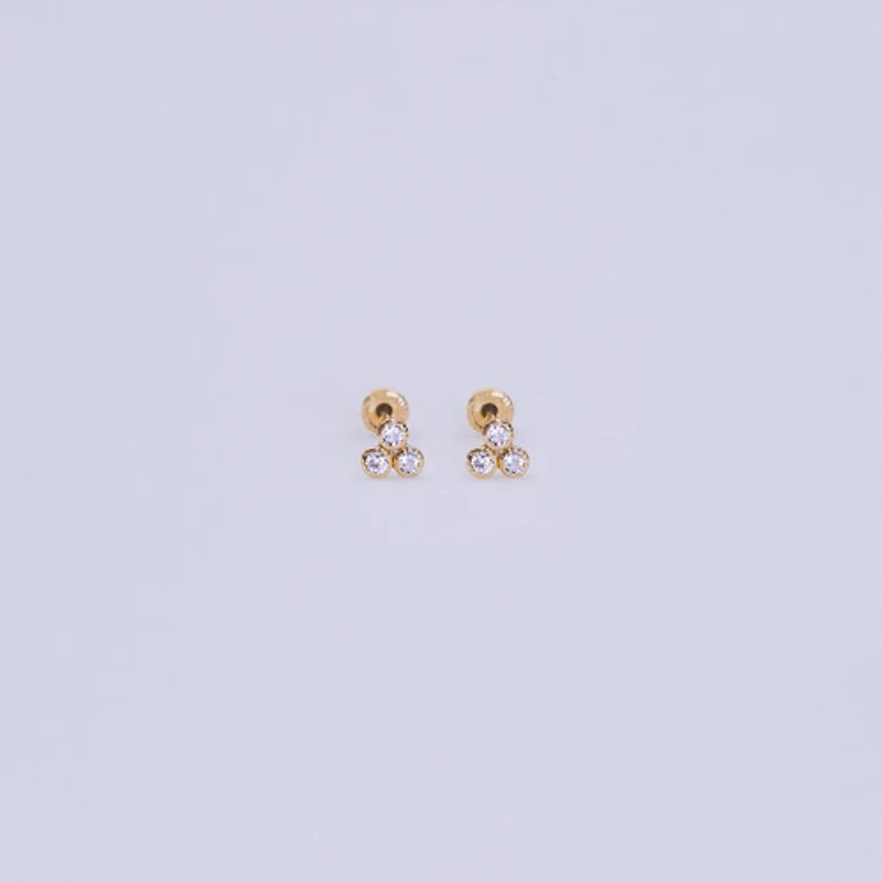 3 Gems Studs