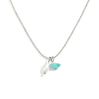 Turquoise Pearl Necklace