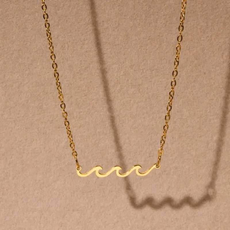 Wave Bar Necklace