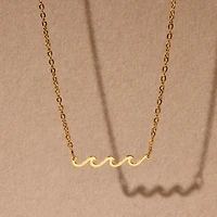 Wave Bar Necklace