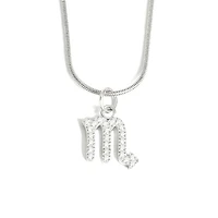 Steel Zodiac Symbol Necklace