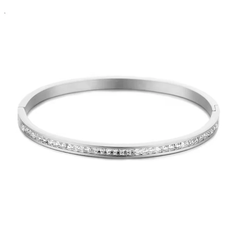 Steel All Gems Bangle