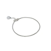 Steel Thin Box Chain Bracelet
