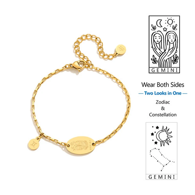 Gold Zodiac & Constellation Bracelet