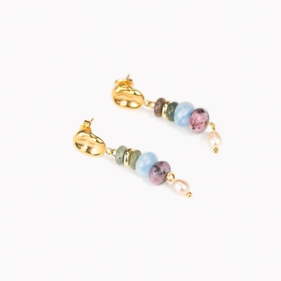 Mixed Stone Studs