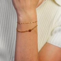 Dual Layer Flower Bracelet