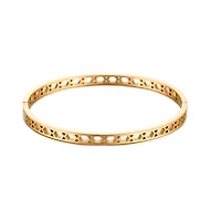 Hexagon Cutout Bangle