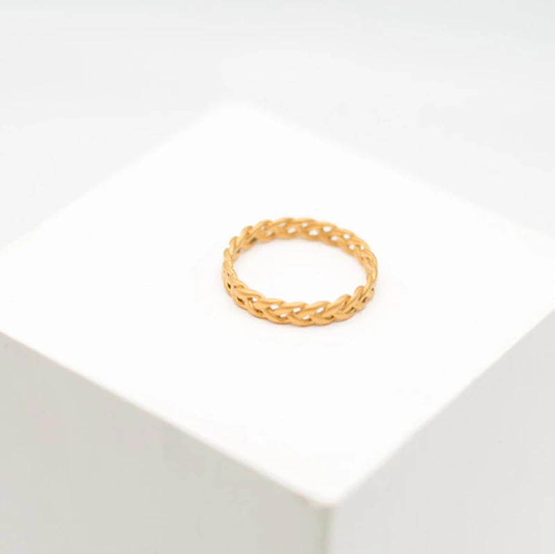 Gold Weave Ring