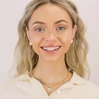 Multi Enamel Asymmetrical Necklace