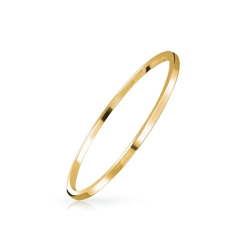 Square Edge Thin Bangle
