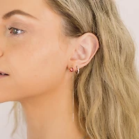 Heart Drop Earrings