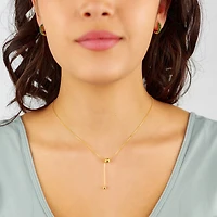Gold Ball Pendant Necklace