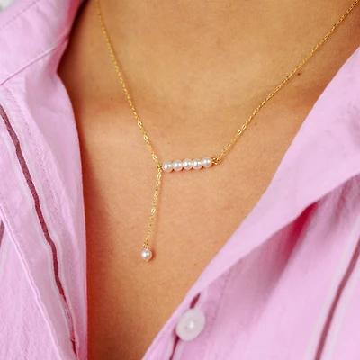 Pearl Bar Necklace